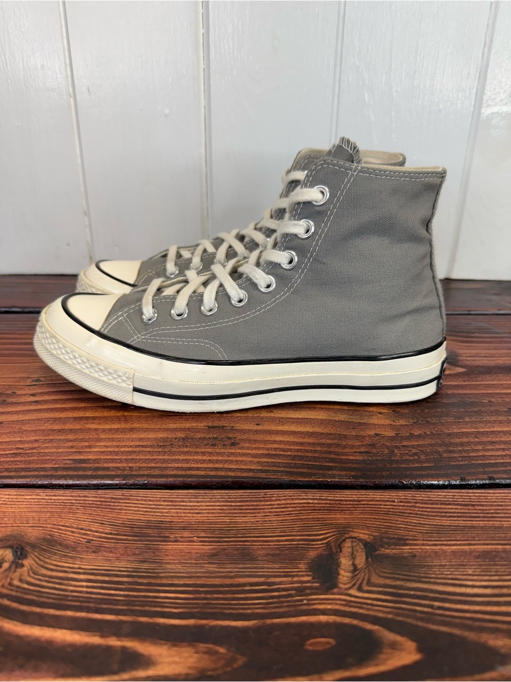 Converse Chuck 70 High Top Mason Grey Canvas Sneakers Women’s 8.5 - Picture 1 of 9